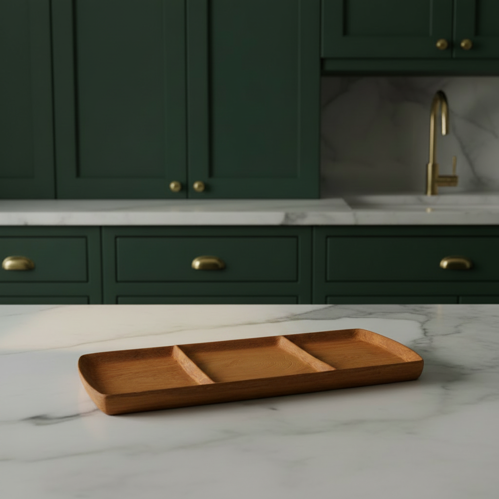 3 Part Platter Green Revised