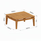 Arno 3-Piece Teak Bistro Set