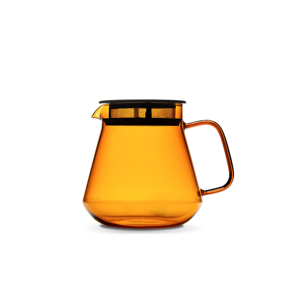 Hario Glass Coffee and Tea Server - Amber (600ml) - HCT AB hero