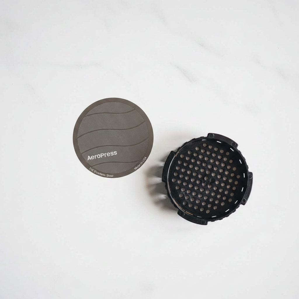 AeroPress Standard SS Filter + Cap - LAH Hero