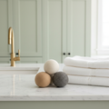 Alpaca Dryer Balls — Counter Flat Lay Lifestyle