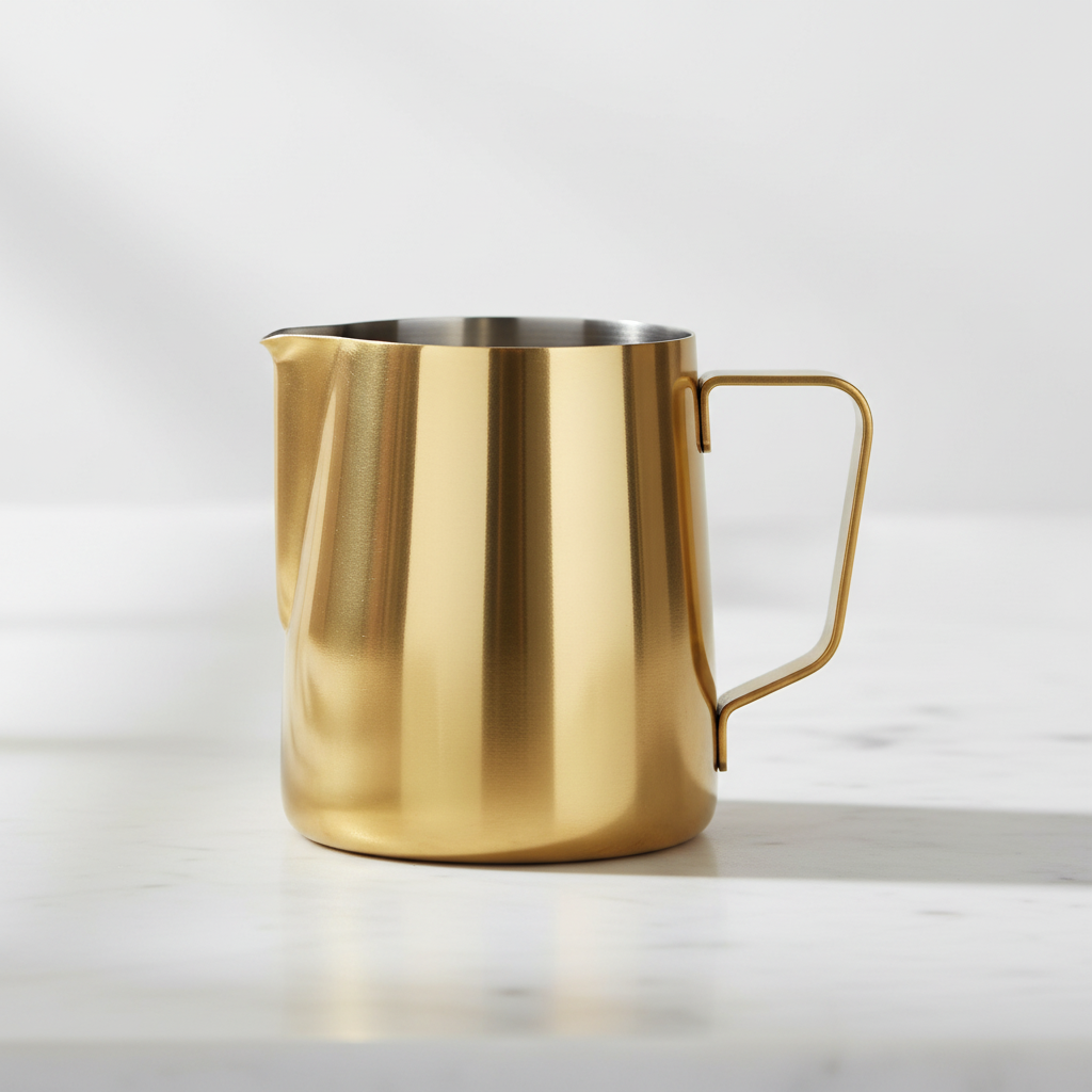 Barista Basics Milk Frothing Pitcher 12oz Gold - LAH Hero v2