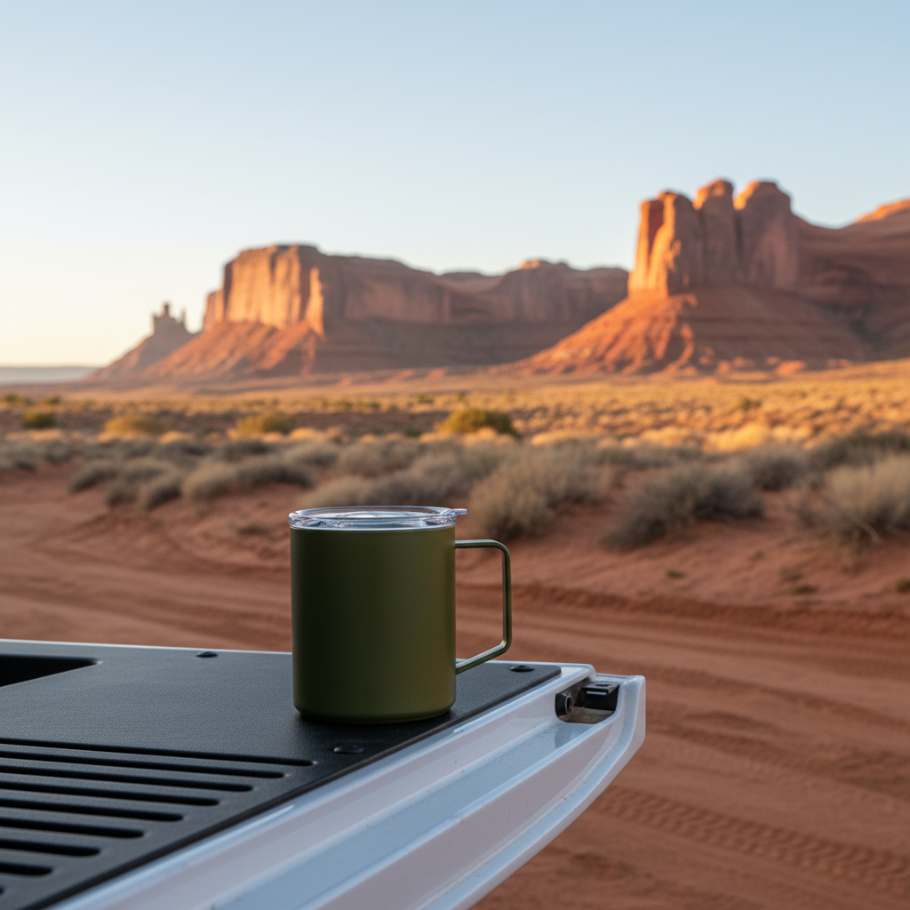 Camp Mug Moab Sprinter Van Lifestyle