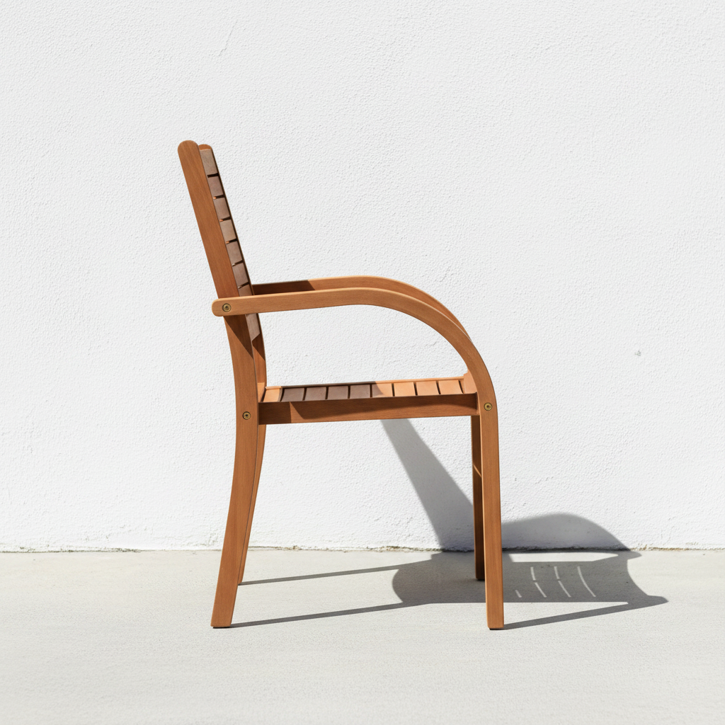 Catalina Teak Chair — Side