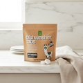 Dishwasher Tabs — Tight Hero with Tablets, Towel & Dishes