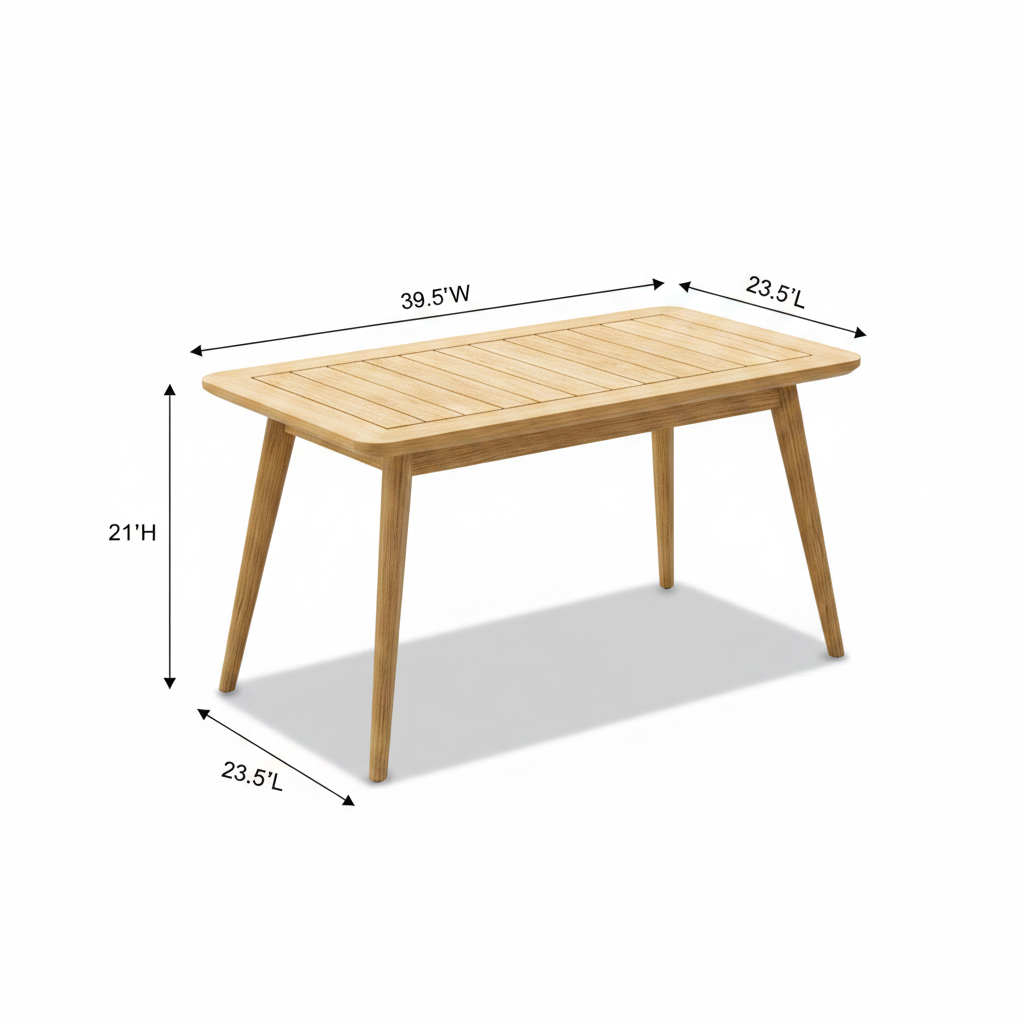 Eve Coffee Table — Dimensions