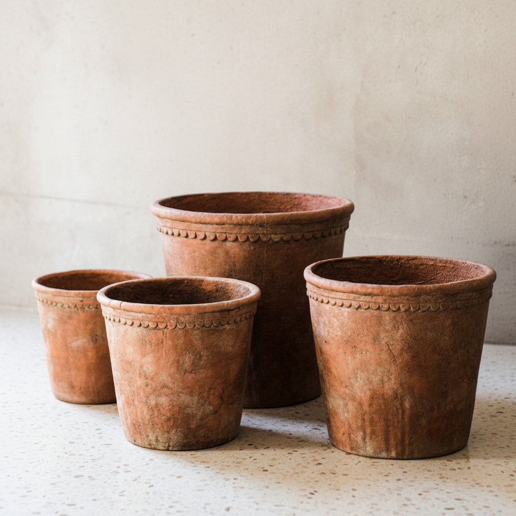 Four Pots - Terrazzo