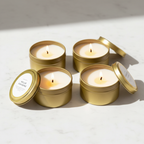 Fresh Collection 4-Pack – Side Angle, Lids Leaning, All Lit