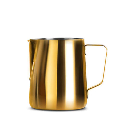 Barista Basics Milk Frothing Pitcher, 12oz. Gold Tone - side1