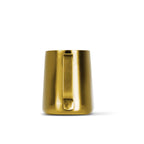 Barista Basics Milk Frothing Pitcher, 12oz. Gold Tone - sidexhdl1