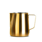 Barista Basics Milk Frothing Pitcher, 20oz. Gold Tone - side