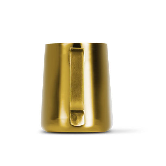 Barista Basics Milk Frothing Pitcher, 20oz. Gold Tone - sidexhdl1
