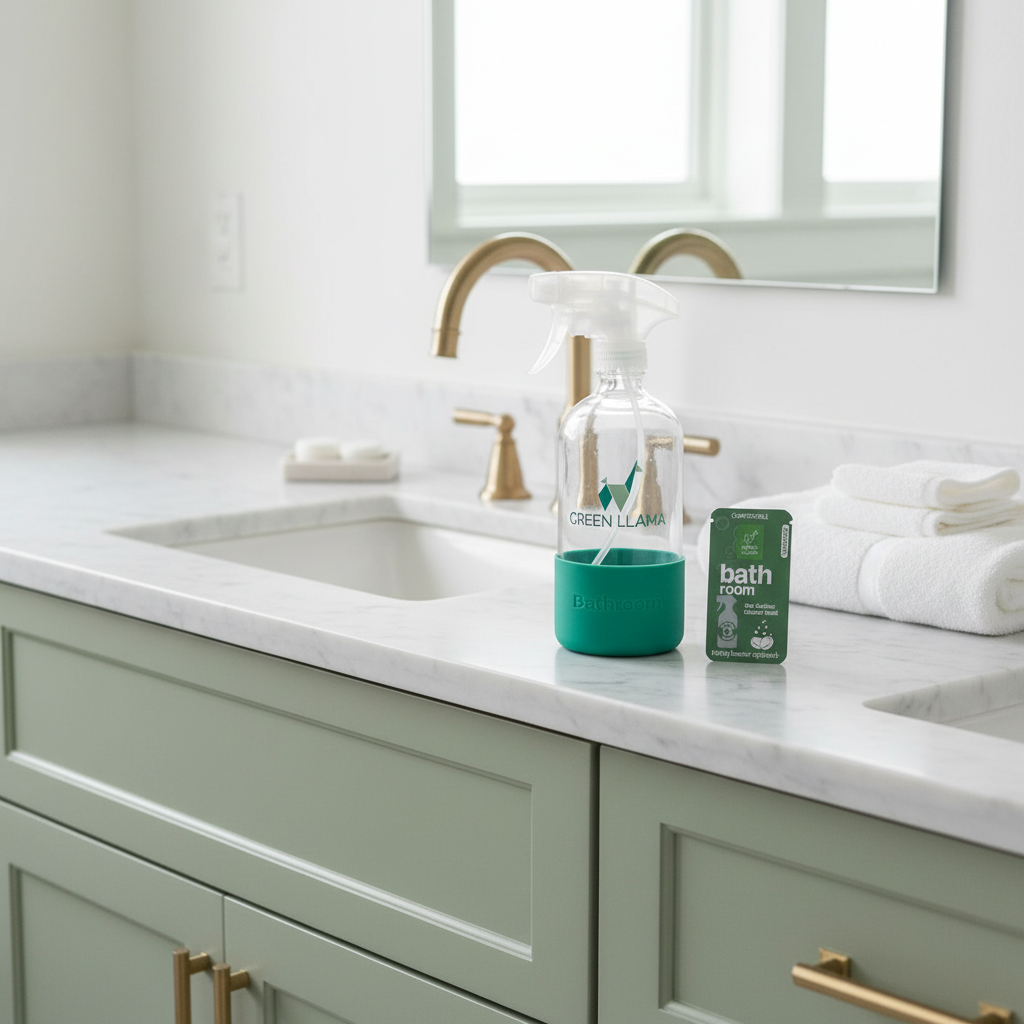 Green Llama Bathroom — Vanity Lifestyle