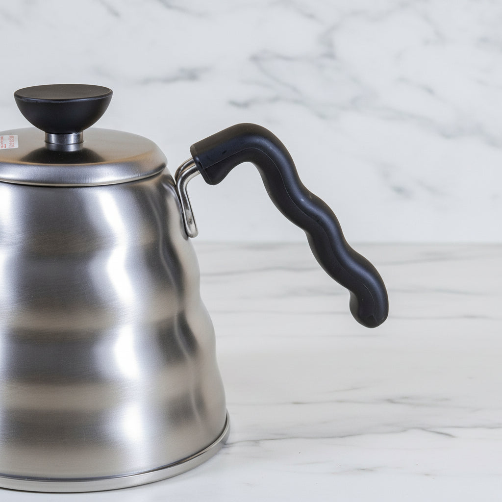 Hario Buono V60 Drip Kettle 1.2L - Silver - ss handle
