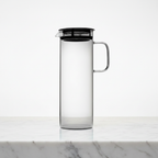 Hario Cold Brew Tea Pitcher Gray on a light background.