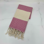 Hot Pink Diamond Hand Towel - Correct Pattern