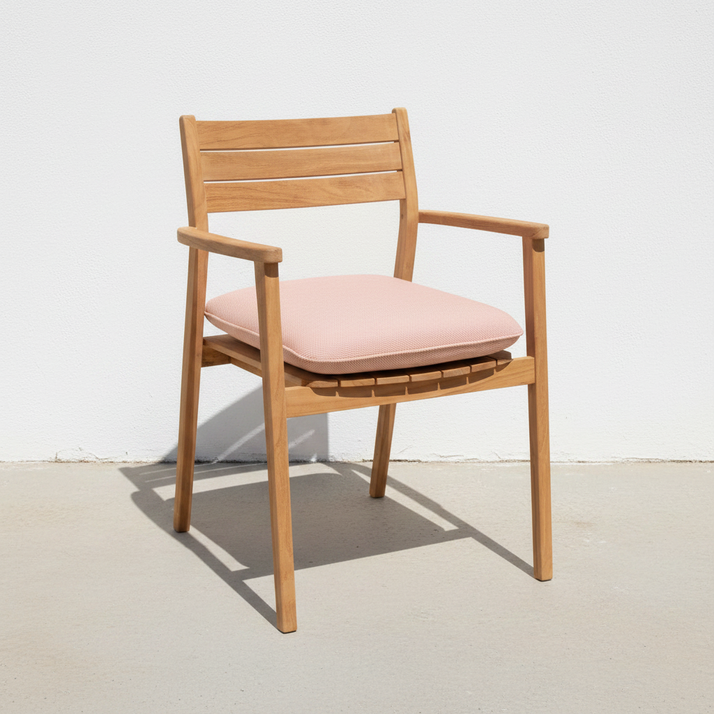 Jade Teak Chair — 3/4