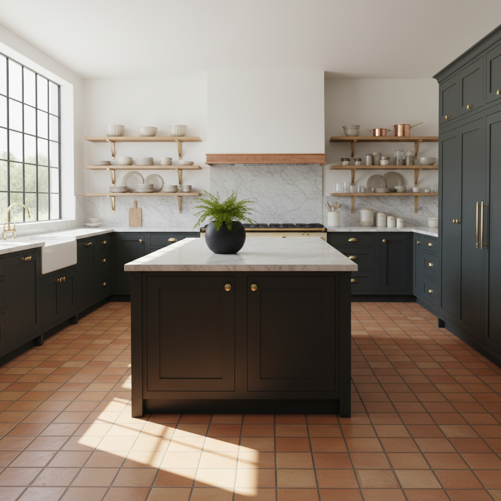 Kitchen — Black Planter, Island