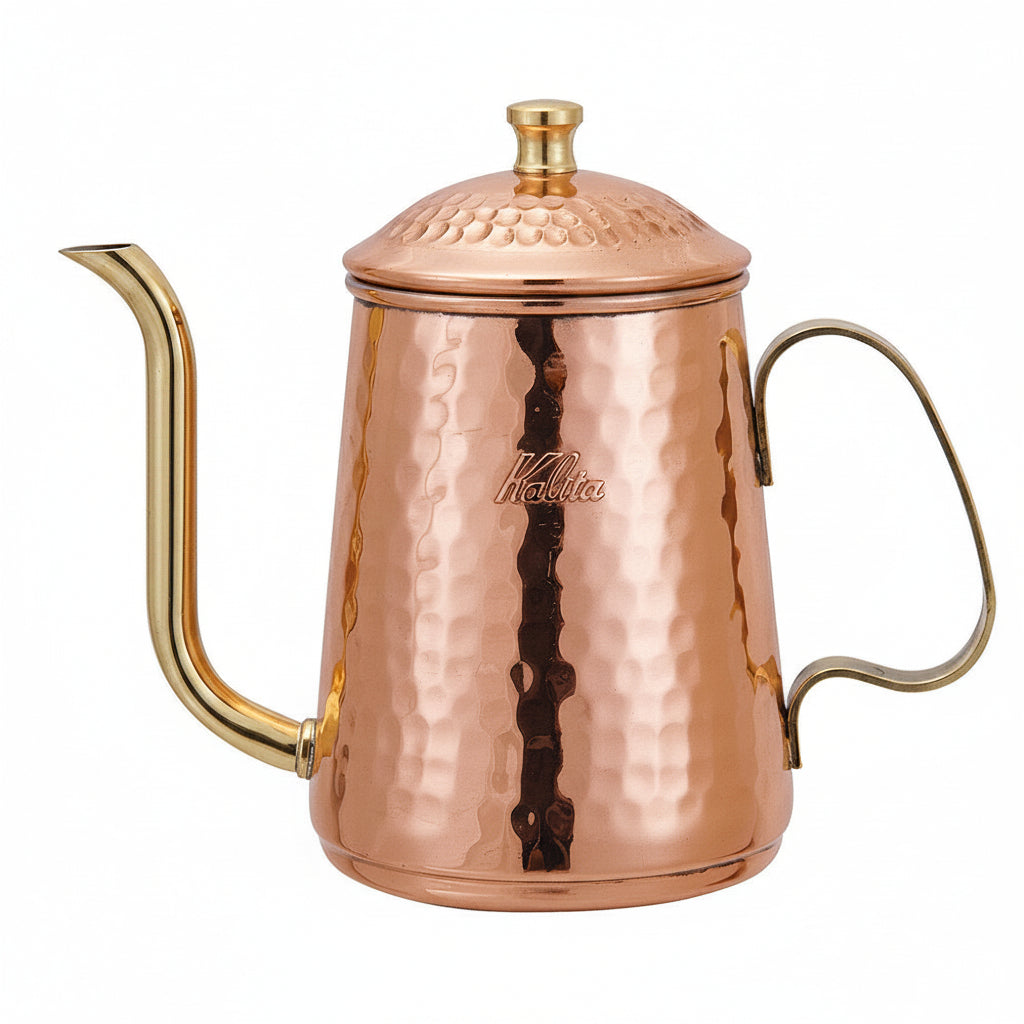 Kalita Small Copper Gooseneck Kettle - 600ml - kw600cop cb1e7c7c 5c47 b3bc 5e127e612614