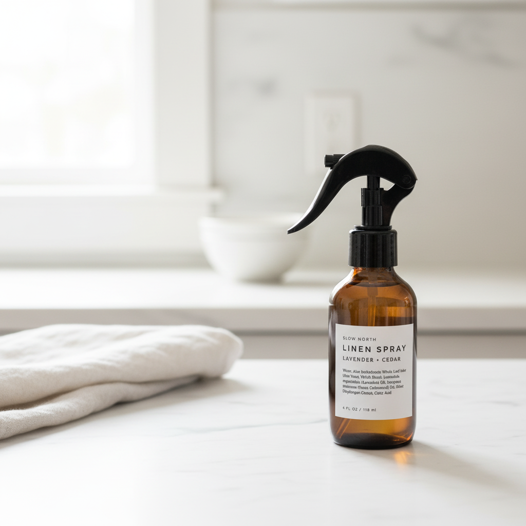 Lavender + Cedar Linen Spray – Kitchen Lifestyle