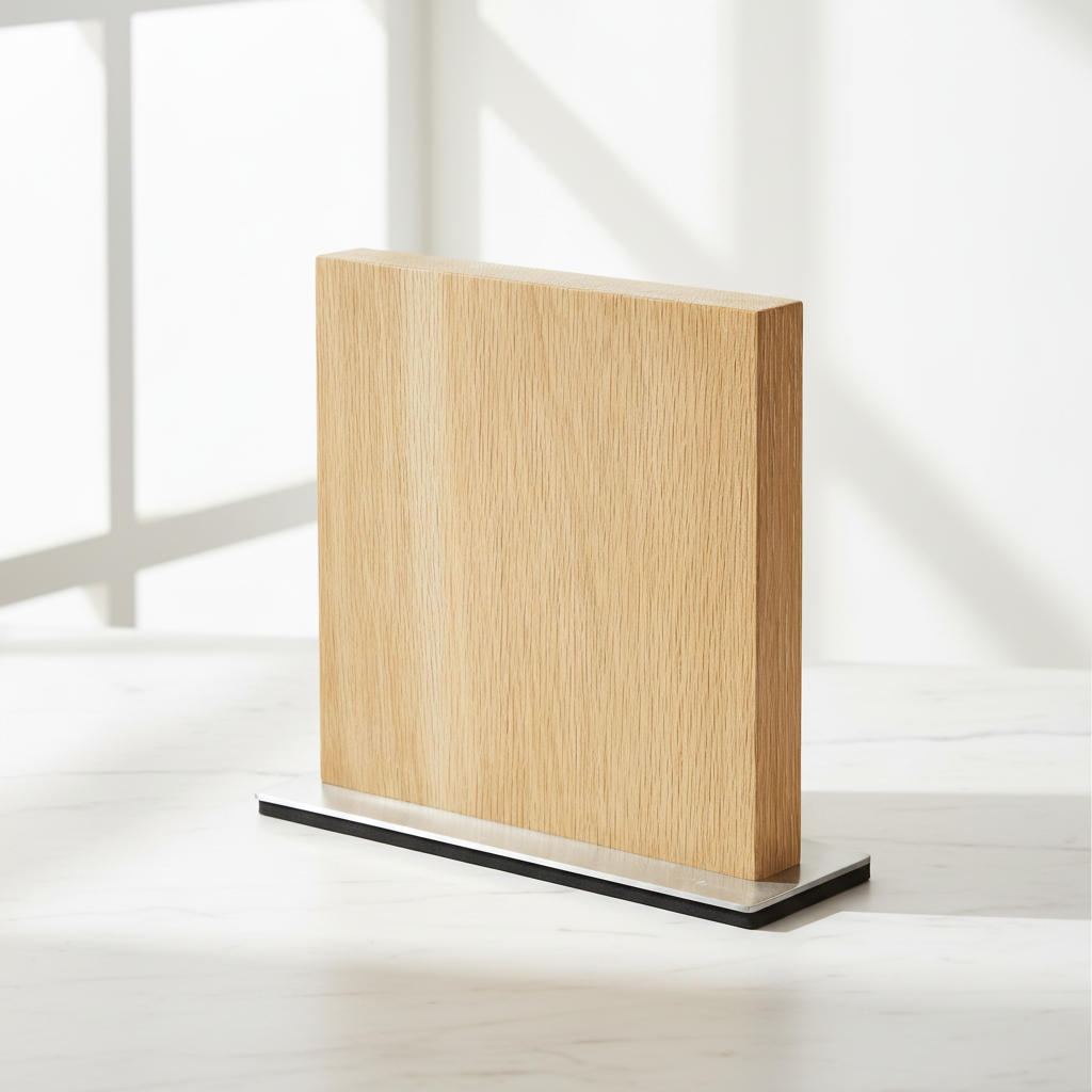 Magnetic Knife Block - Oak - LAH Hero