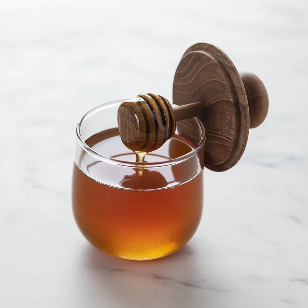 Mini Teak Honey Jar – LAH Hero 1