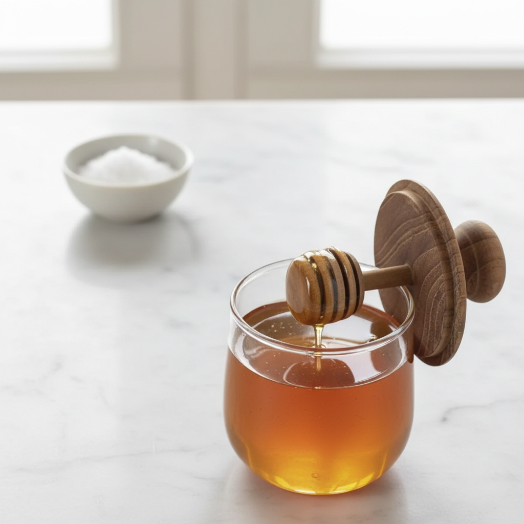 Mini Teak Honey Jar – LAH Kitchen