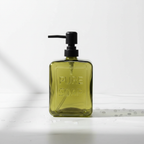 Olive Green Glass Soap Dispenser – LAH Hero