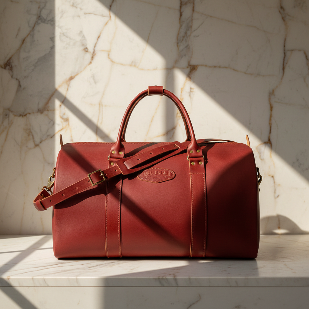 Oxblood Roadtrip Duffle — LAH Hero