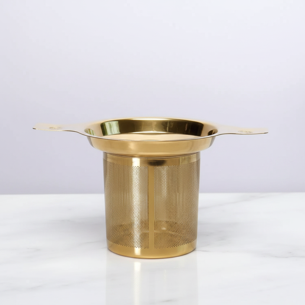 Single Cup Tea Infuser - Gold consistent