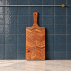 Square blue tile product hero without borders