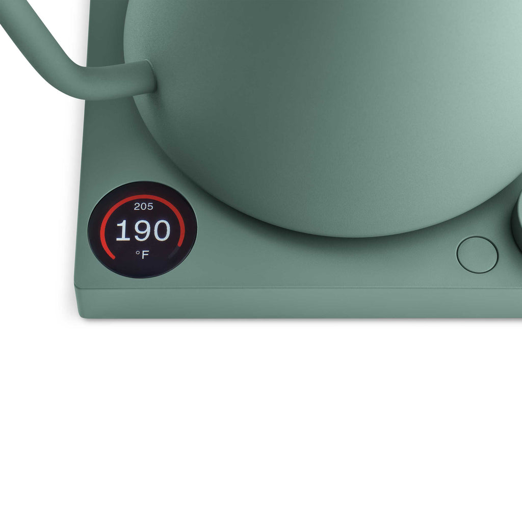 Fellow Stagg EKG Pro Electric Kettle - Smoke Green w/ Maple, 0.9L