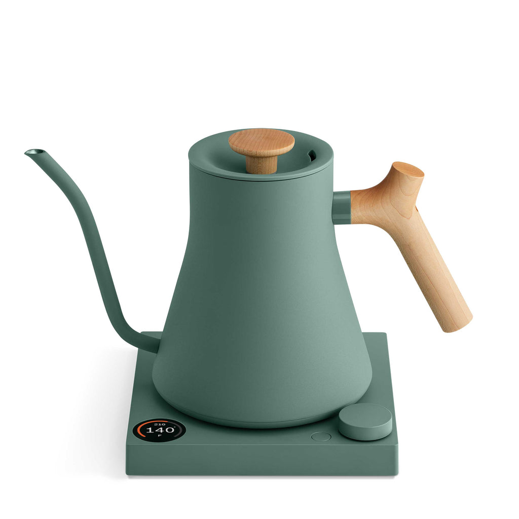 Fellow Stagg EKG Pro Electric Kettle - Smoke Green w/ Maple, 0.9L