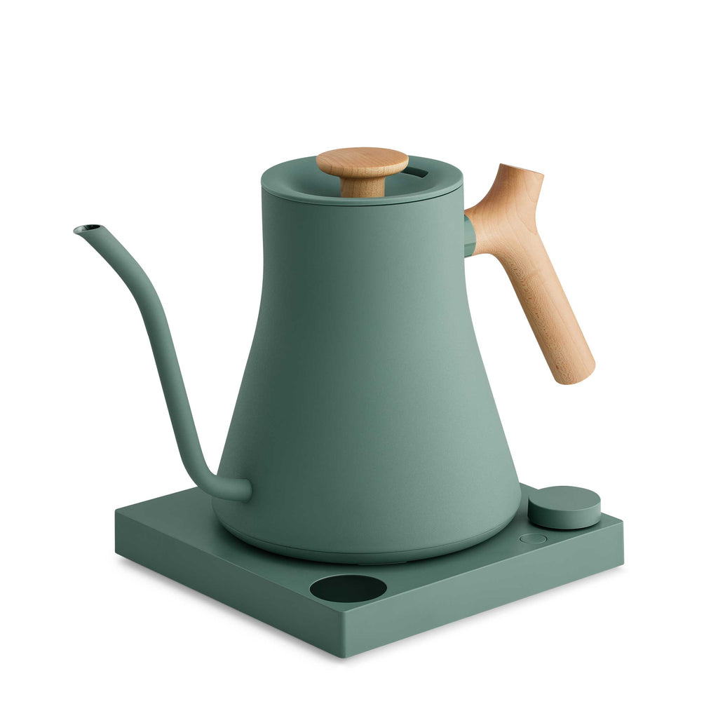 Fellow Stagg EKG Pro Electric Kettle - Smoke Green w/ Maple, 0.9L