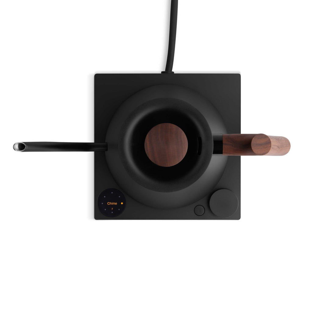 Fellow Stagg EKG Pro Electric Kettle - Matte Black w/ Walnut, 0.9L