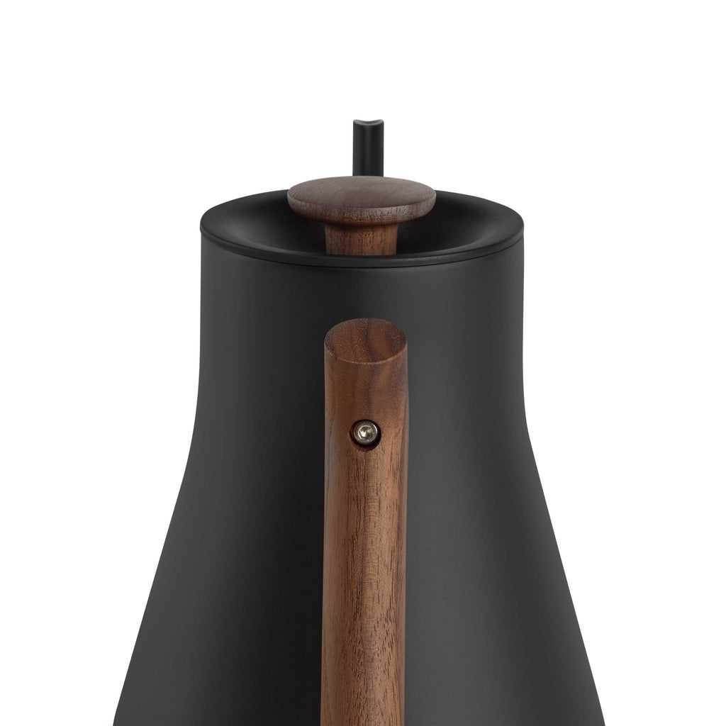 Fellow Stagg EKG Pro Electric Kettle - Matte Black w/ Walnut, 0.9L