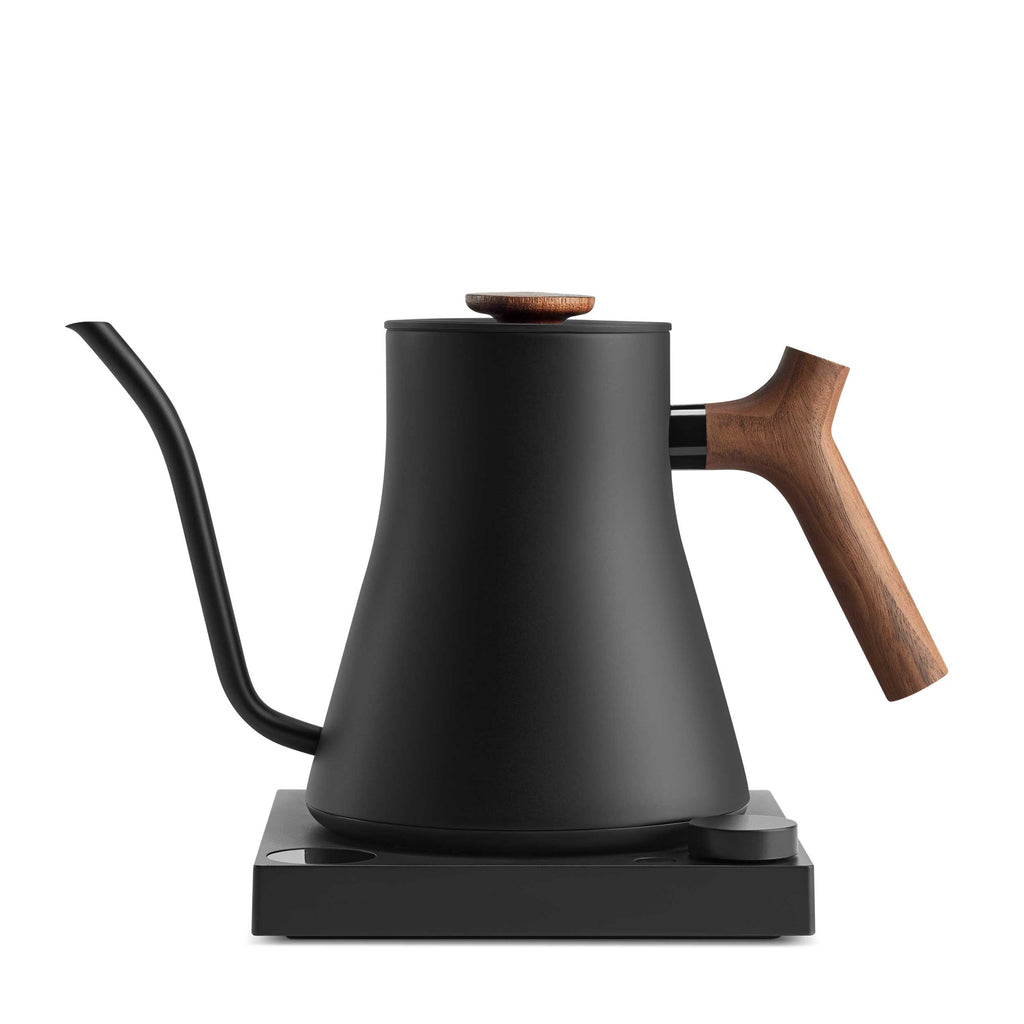 Fellow Stagg EKG Pro Electric Kettle - Matte Black w/ Walnut, 0.9L - hero
