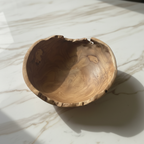 Teak Wood Bowl – Overhead LAH Hero