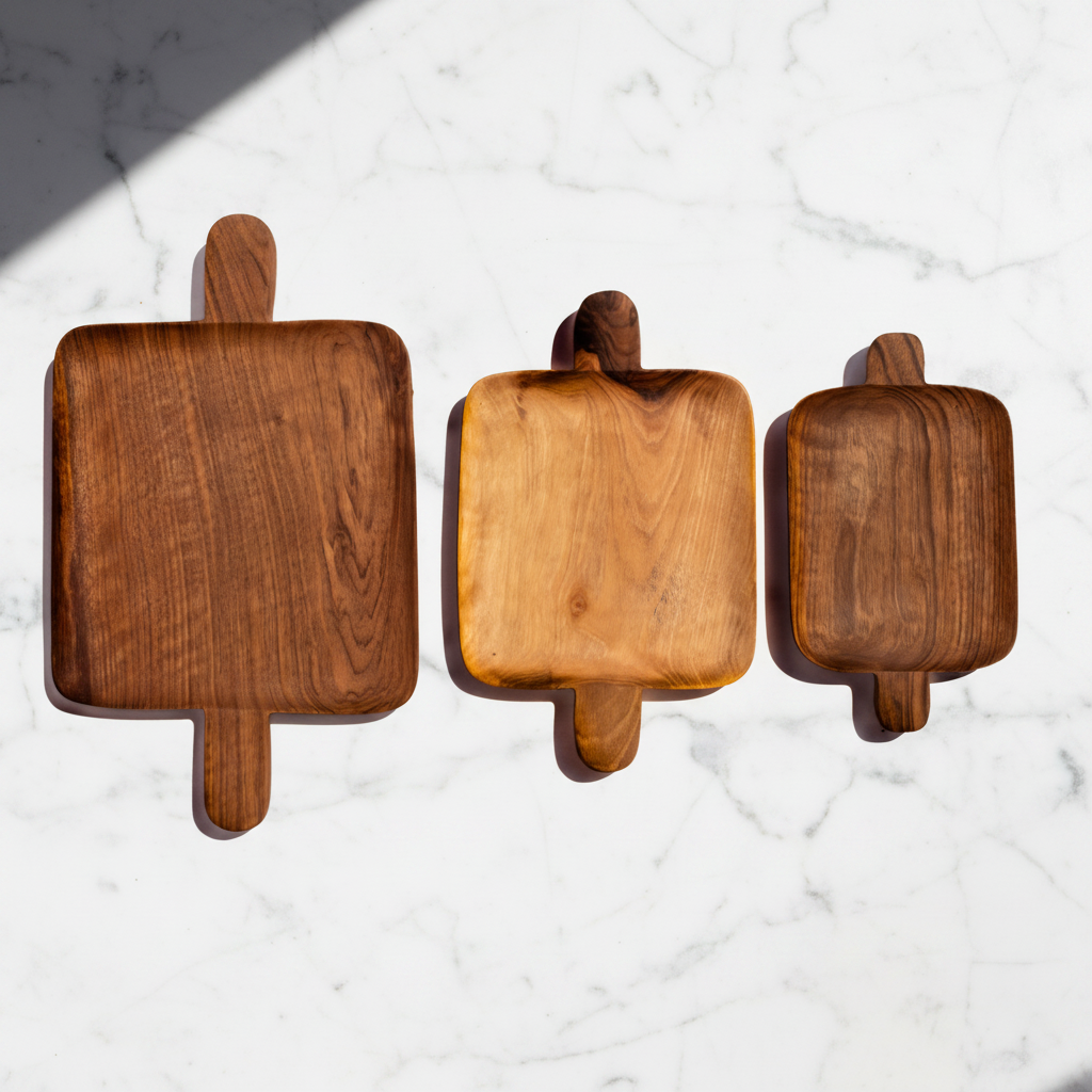 Walnut Three Trays Side by Side – LAH Hero 1:1